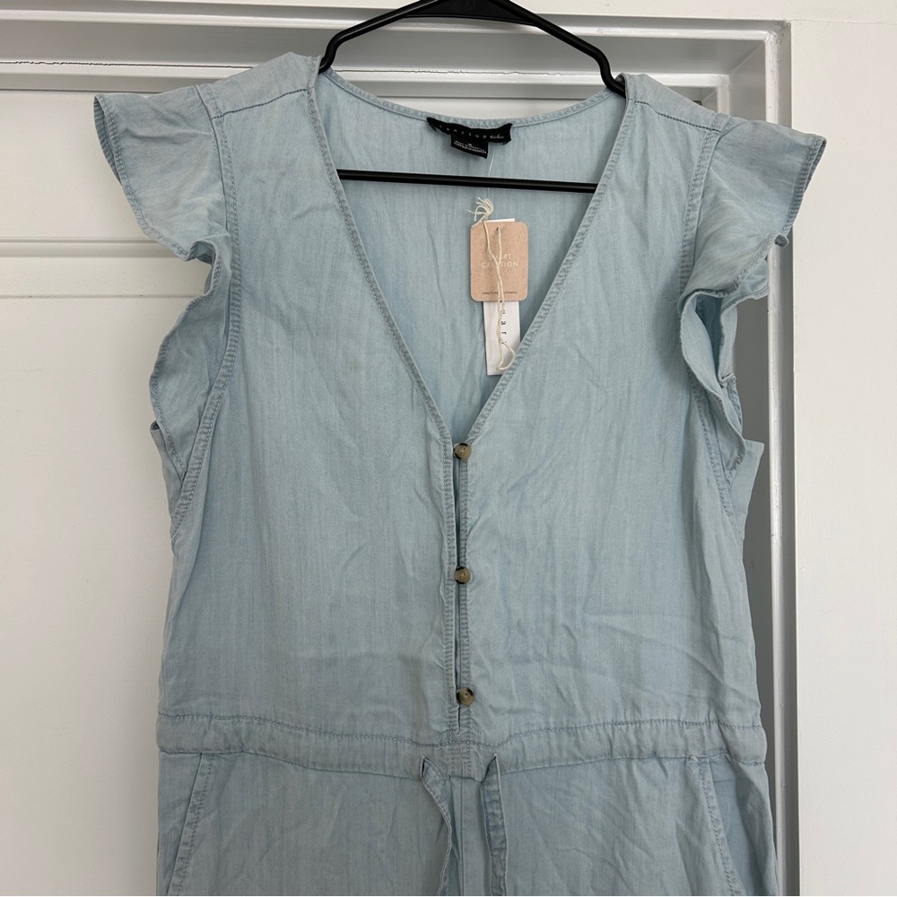Sanctuary Chambray Jumpsuit NWT